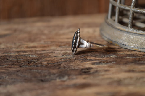 Hematite Sterling Ring Size 5 3/4 - Bell Trading Post